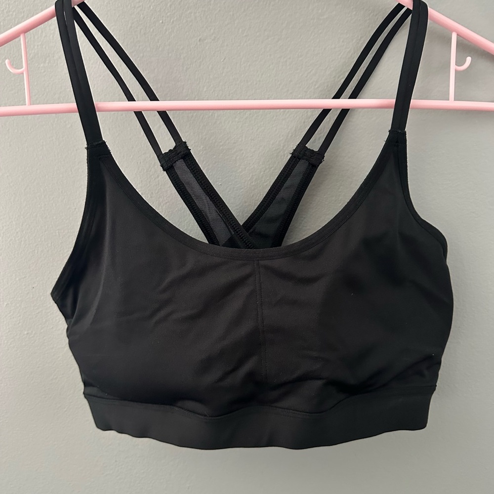 Champion Black Strappy Sports Bra